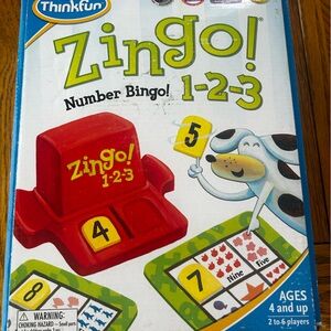 Think! Zingo! 1-2-3 Number Bingo - Red and Green